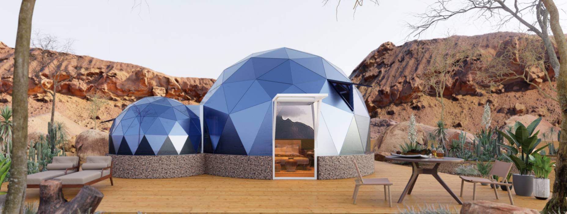 文登市球形智能光伏玻璃星空房